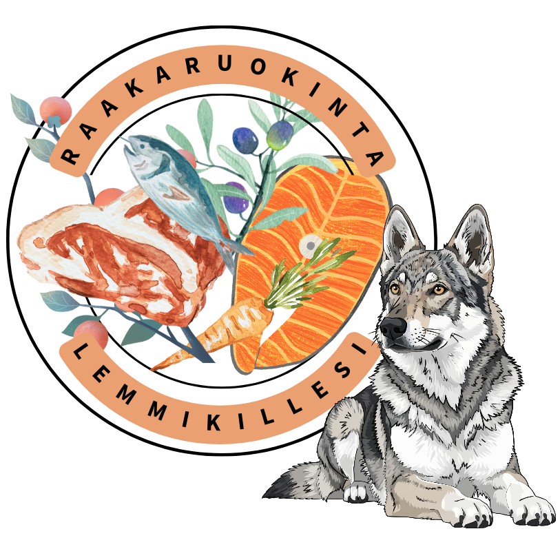 Logo, Koiran raakaruokinta